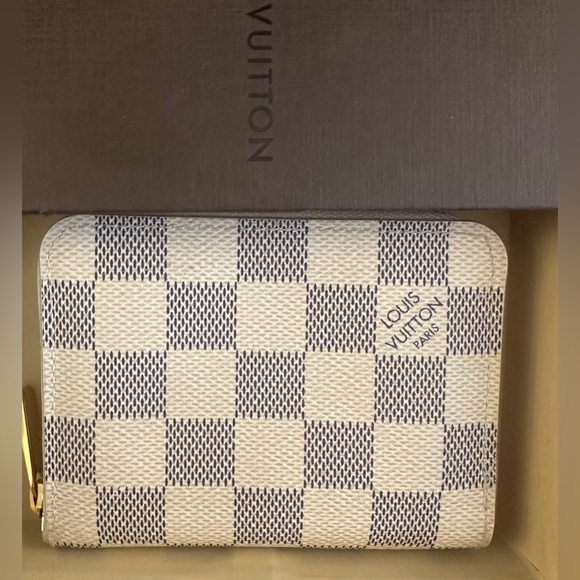 Louis Vuitton Damier Azur Compact Zippy Wallet With Box - Picture 8 of 9